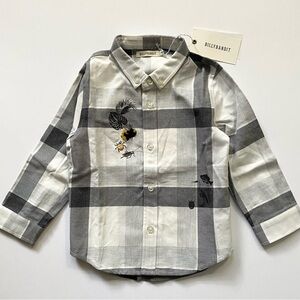 NWT Billybandit Kids Plaid Shirt